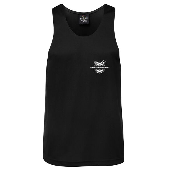 Sent It Photography New Logo - Mens Quick Dry Singlet Thumbnail